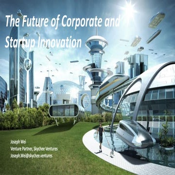 Future of corporate and startup innovation  - Startup Day 2017