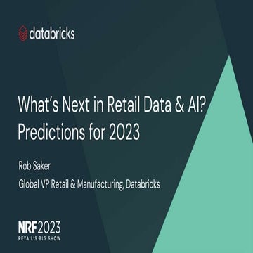Future of Data and AI in Retail - NRF 2023