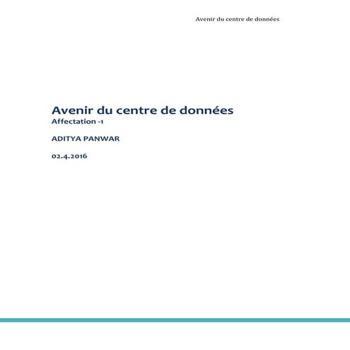 Future of data center french