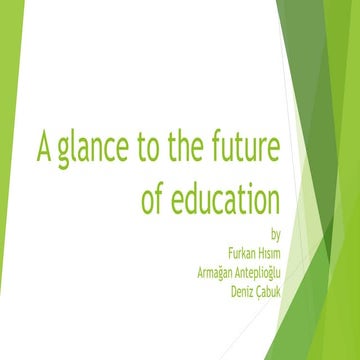 Future of education 2050 pre