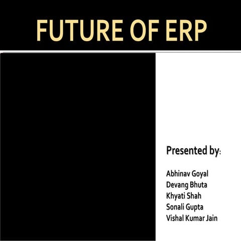 Future Of Erp