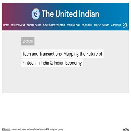 Future Of Fintech In India | Evolution Of Fintech In India