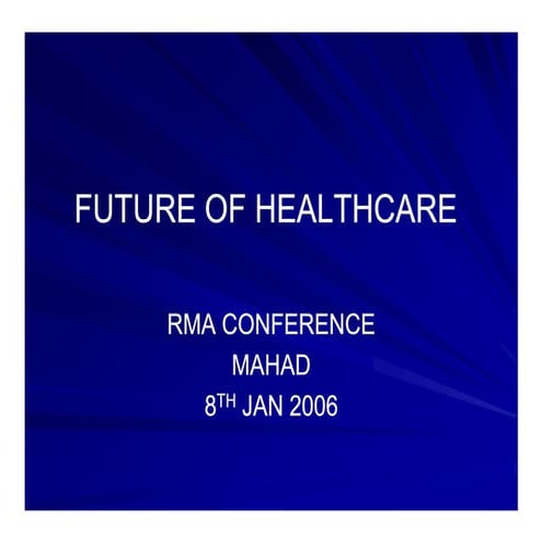 Future Of Healthcare Dr Dev Taneja
