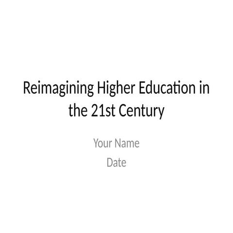 Future of Higher Education For A Student Of Commerce | PPTX