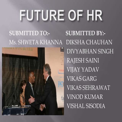 F U T U R E  O F  H R