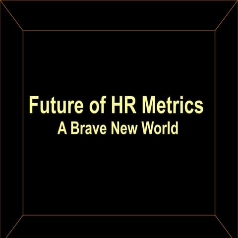 Future Of Hr Metrics