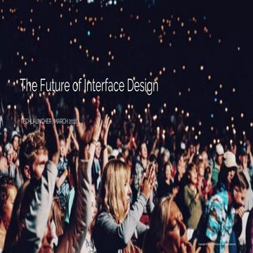 Future of interface design