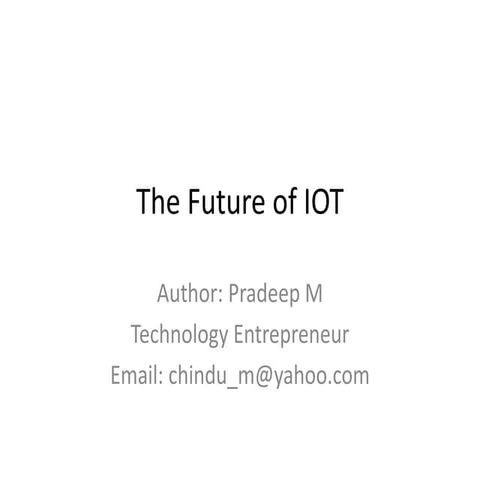 Future of IoT at IoTCOK