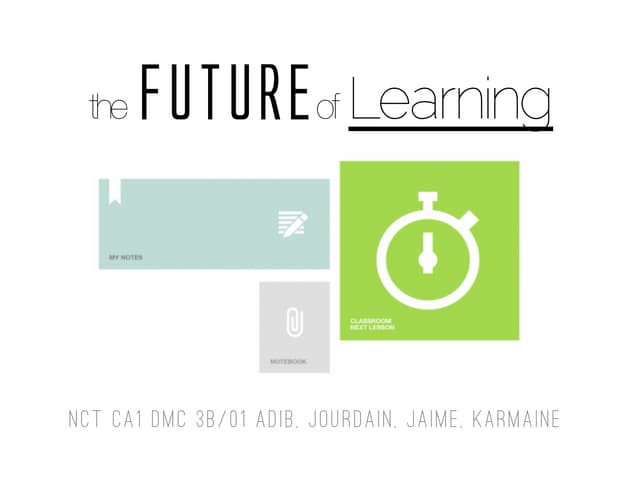 The Future of Learning