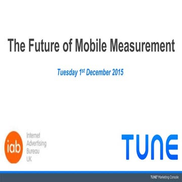 Future of measurement: 5 things you will see more of in 2016 when it comes to...
