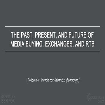 Ben Fox DiscussesThe Future of Media Buying