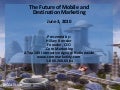 Future of Mobile for Destination Marketing and Travel 