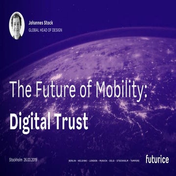 Future of Mobility - Futurice Stockholm