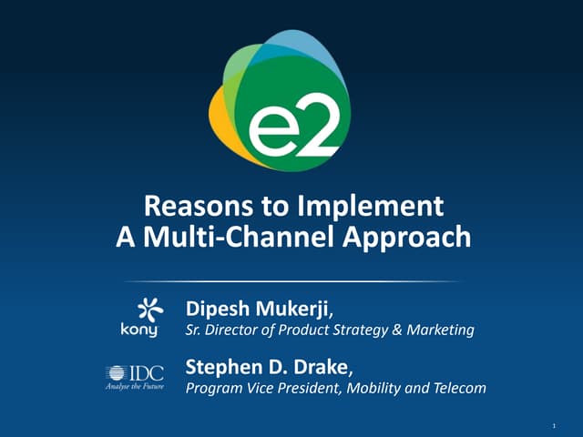 Multi-Channel App Approach & The Future of Multi-Channel