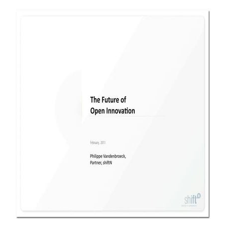 Future of open innovation 