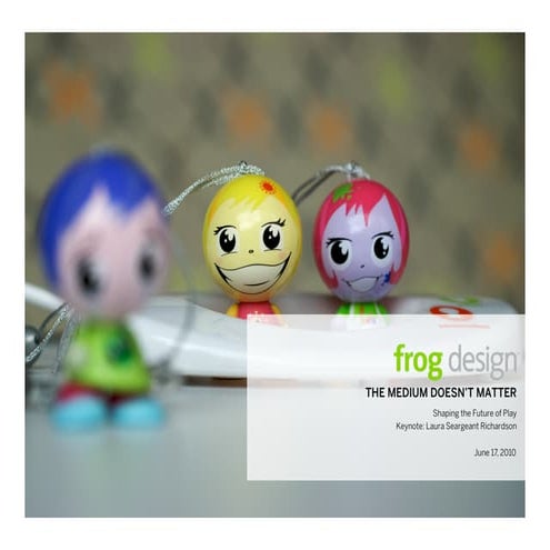 Future Of Play (Keynote:MIT:2010:Sandbox Summit)
