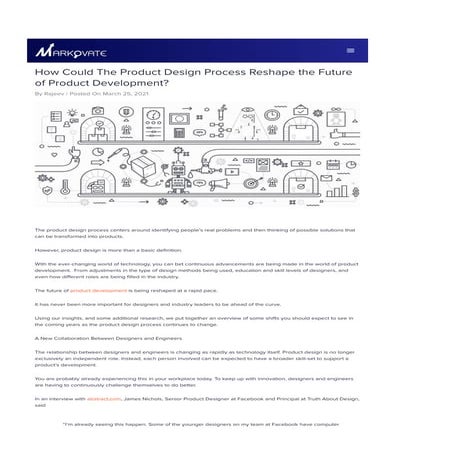 Future of product development markovate