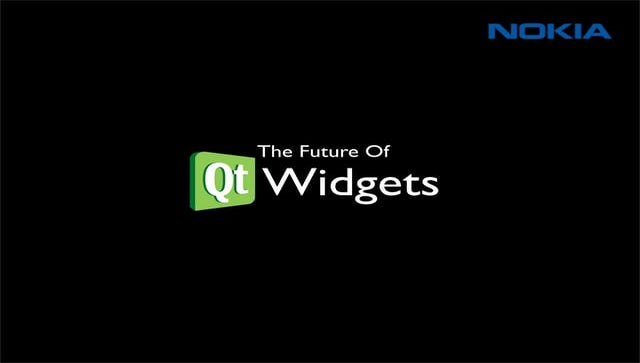 The Future of Qt Widgets