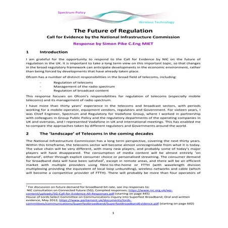 Future of Regulation in UK - Simon Pike | PDF
