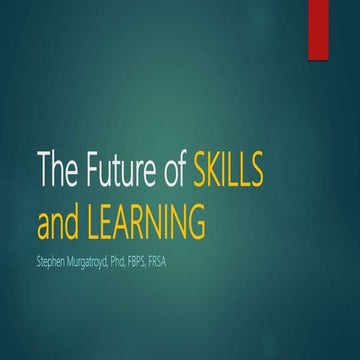 CETABC 2017 Future of skills and learning