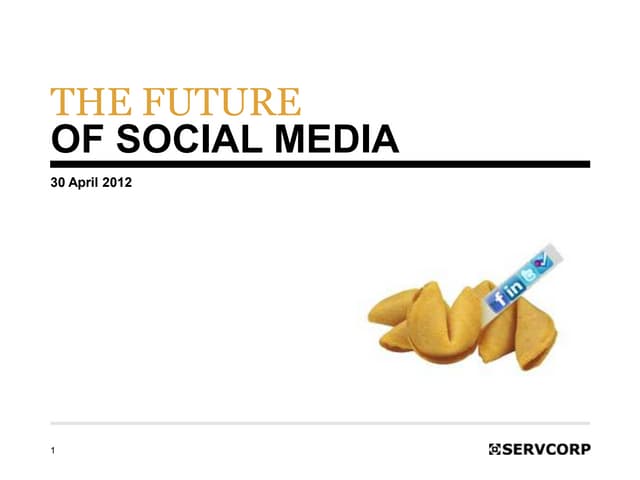 The Future of Social Media