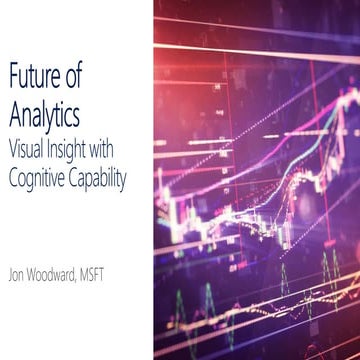 Future of Analytics - Visual Insight with Cognitive Capability - April 2016
