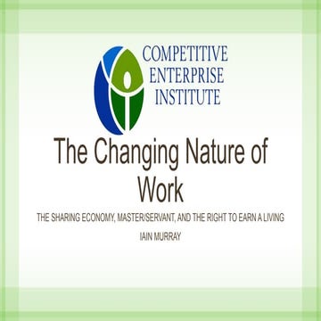 The Changing Nature of Work