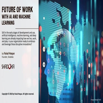 Future of Work with AI and Machine Learning