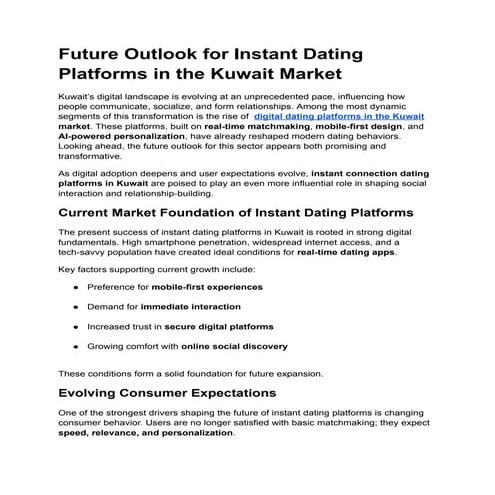 Future Outlook for Instant Dating Platforms in the Kuwait Market.pdf