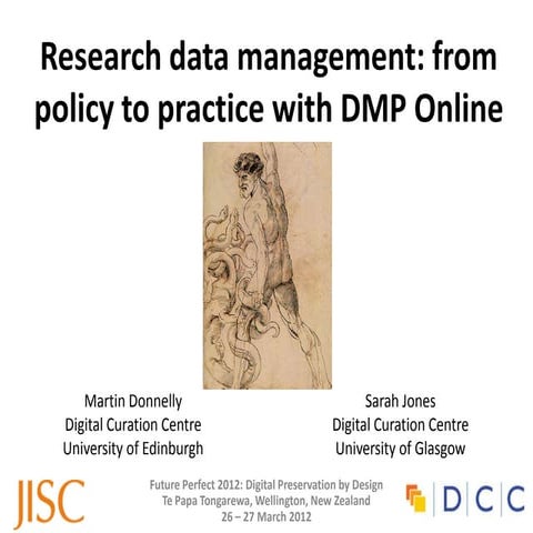 From policy to practice with DMP Online
