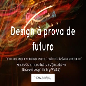 Design à prova de futuro & Canvas de Geração de Plataforma