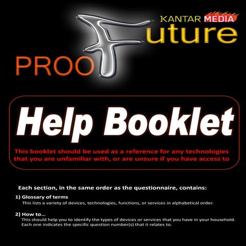 FuturePROOF help booklet 2010