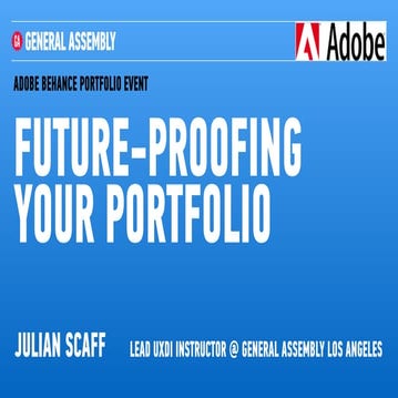 Future Proofing Your Portfolio