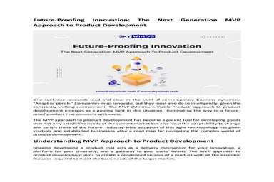 Future Proofing through MVP_ Pioneering the Next Generation of Products.pdf