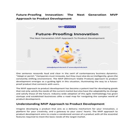 Future Proofing through MVP_ Pioneering the Next Generation of Products.pdf