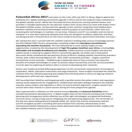 Future sat 2017 review