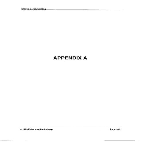 Futures Benchmarking & Technology Forecasting -  Masters Thesis (Part 4)