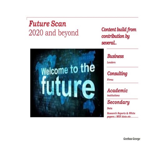 Future scan 2020 & beyond | PDF