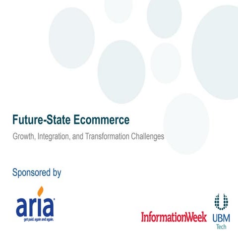 2013 Future state E-commerce Trends Webinar
