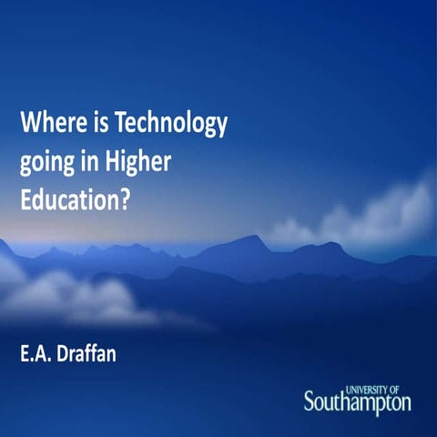 Future technologies for ED-ICT