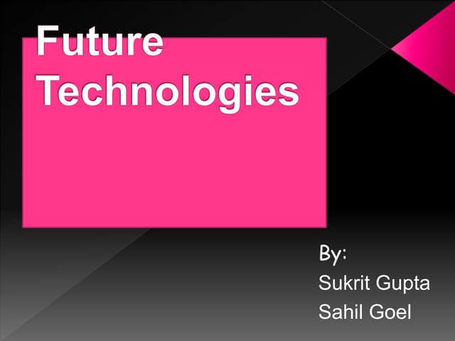 Future Technologies - Integral Cord