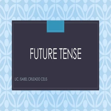 FUTURE TENSE.pdfffffffffffffffffffffffffff