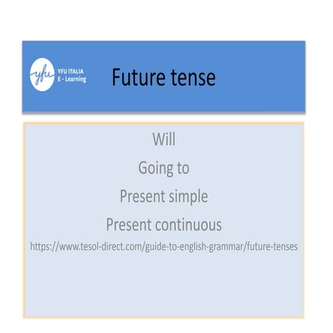 Future tense b1