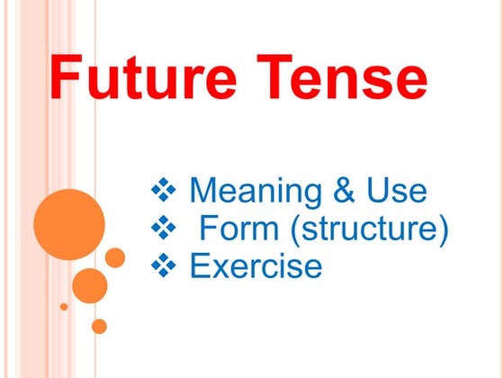 Simple Future Tense Dalam Bahasa Inggris Pptx