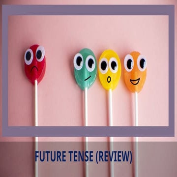 Powerpoint on Future Tense-Tenses-Future