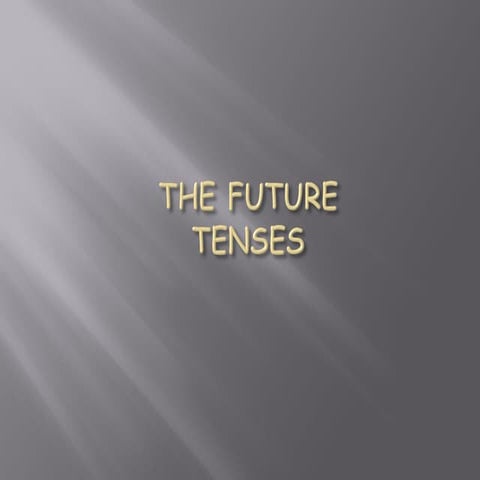 Future tenses 1