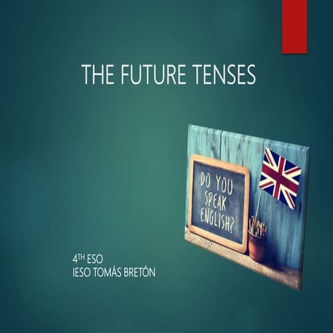 FUTURE TENSES 4th ESO