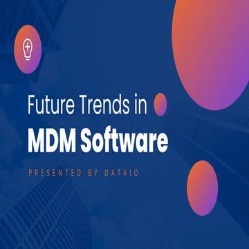 Future Trends in MDM Software