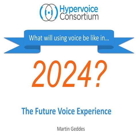Future voice experience 2024