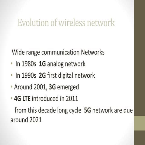 Future wireless technologies - after 2020